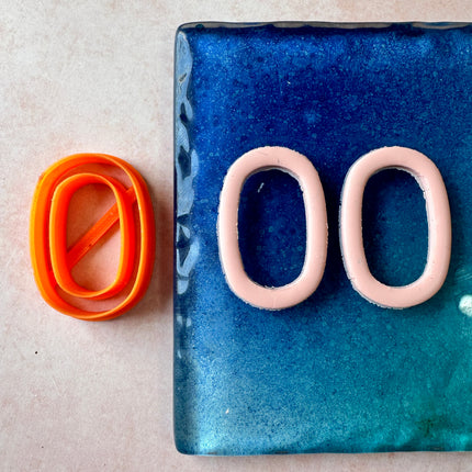 Pill Skinny Clay earring cutter  | polymer clay skinny link donut cutter - Create Along 