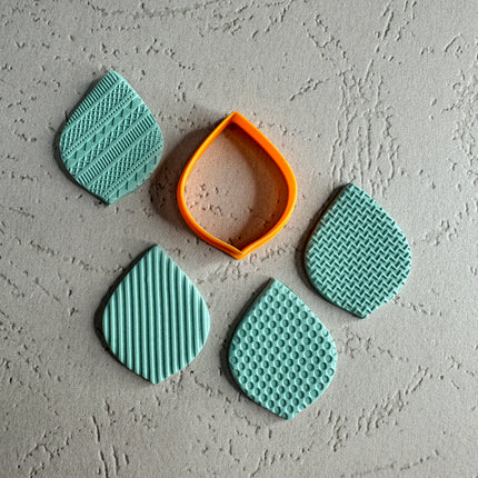 Lines and Dots 4x Texture Tiles Rubber Stamp Sheet - Create Along 