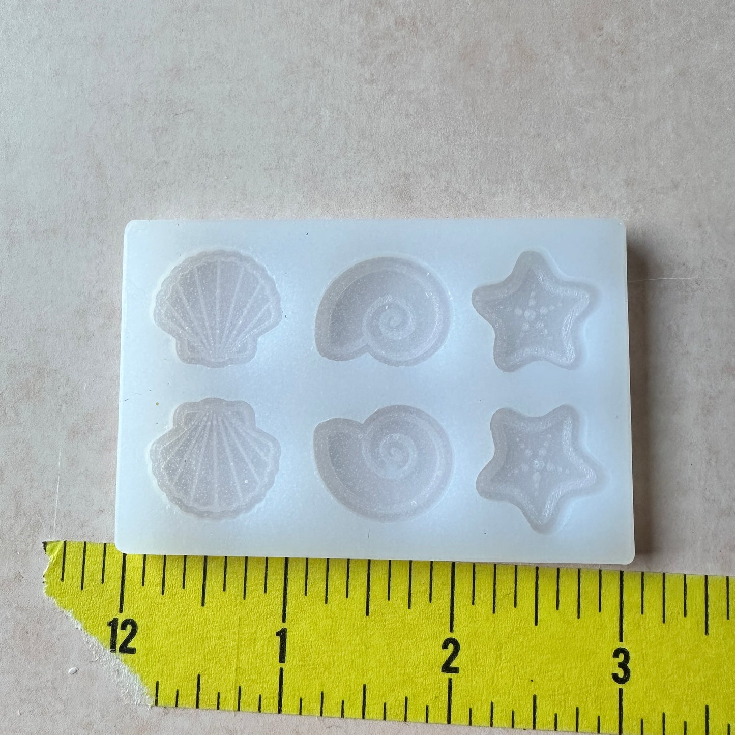 Silicone Seashells Starfish Stud beads clay earring mold