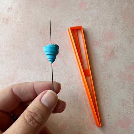 Set of 5 Roll up paper bead style clay cutters - series 1 - Create Along 