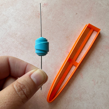 Set of 5 Roll up paper bead style clay cutters - series 1 - Create Along 