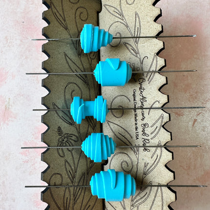 Set of 5 Roll up paper bead style clay cutters - series 1 - Create Along 