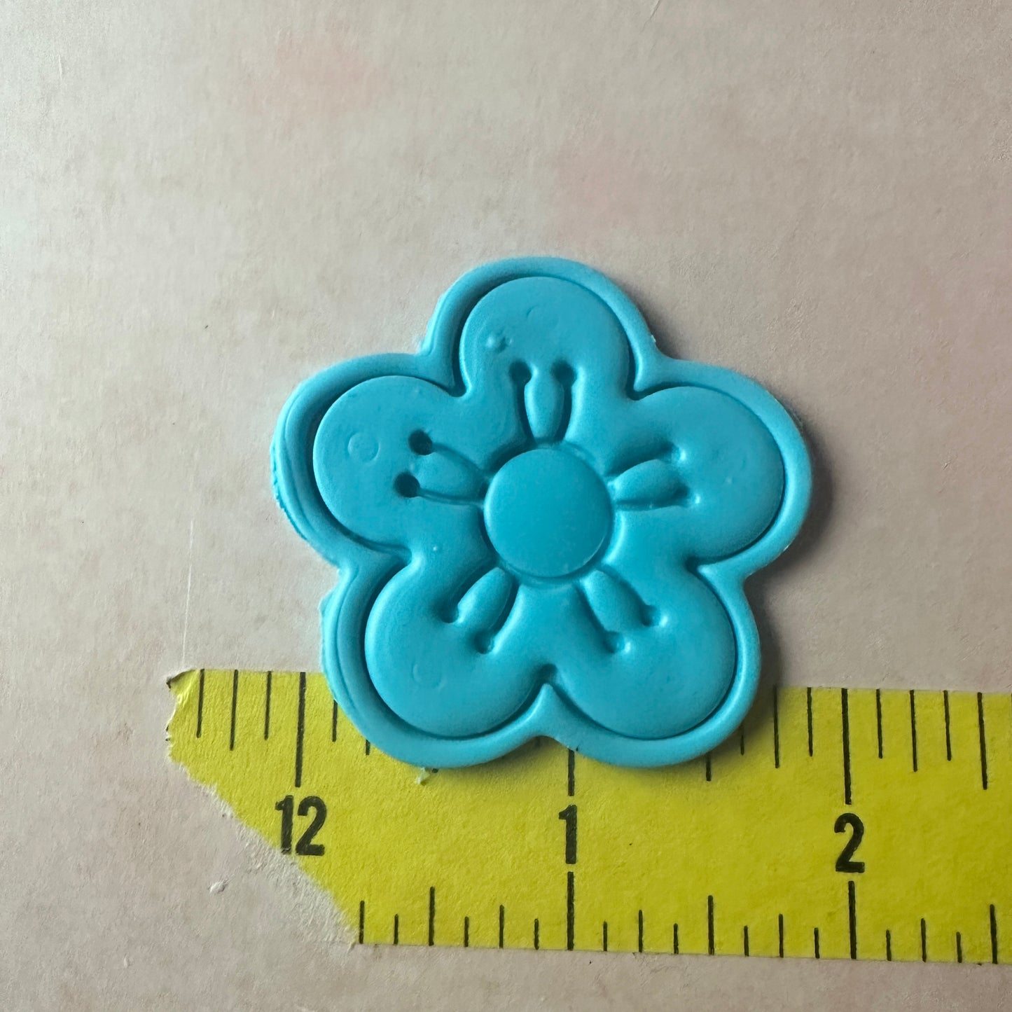 Flower Power Plum blossom stamp and clay cutter set