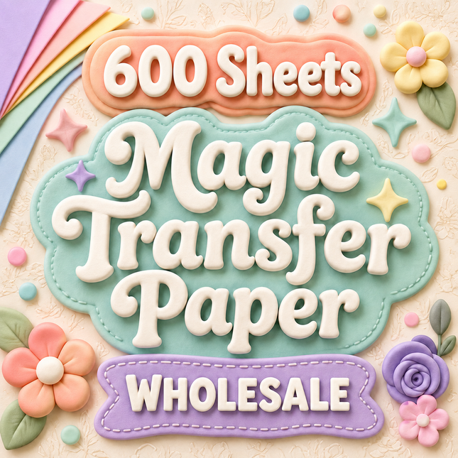 600 Sheets Wholesale Magic Transfer Paper Bundle