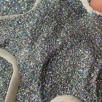 Violet Ice UF Superfine silver purple holographic Glitter 20 gram Jar resin clay and solvent safe - Create Along 