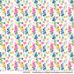 Floral Patterns Magic Transfer Paper half sheet printed ready to use