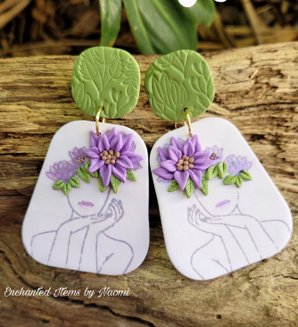 Rounded Possibilities Collar earrings 6 Polymer Clay Cutter set - Create Along 
