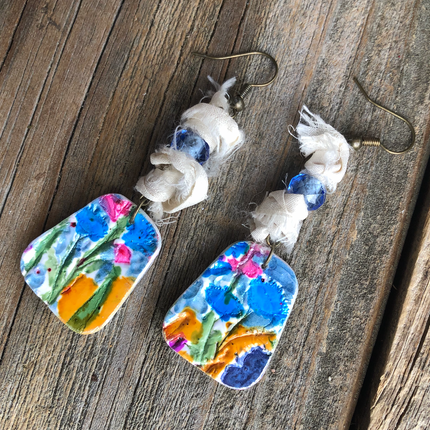 Rounded Possibilities Collar earrings 6 Polymer Clay Cutter set - Create Along 