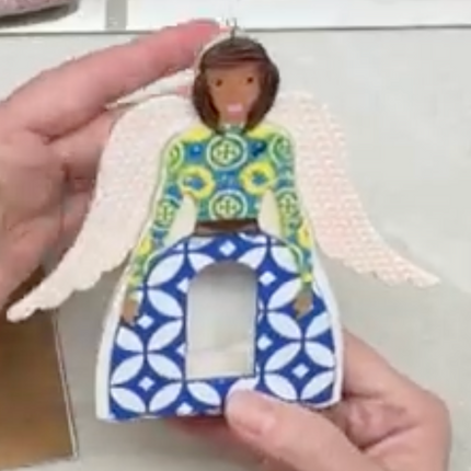 Doll Cutter Set with optional angel or fairy wings - Create Along 