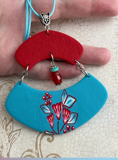 Bib Collar polymer clay cutter set jewelry earrings pendant small sharp clay cutters bib neckpiece - Create Along 