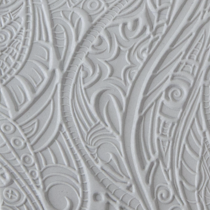 Texture Tile - Tribal Zen Multi-Tangle Embossed