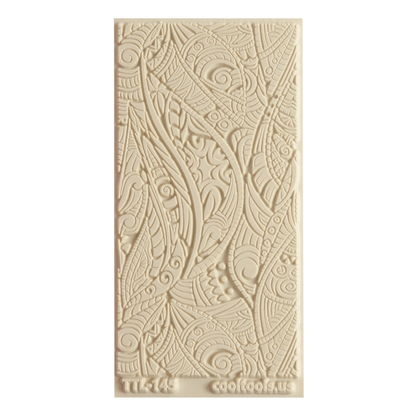 Texture Tile - Tribal Zen Multi-Tangle Embossed