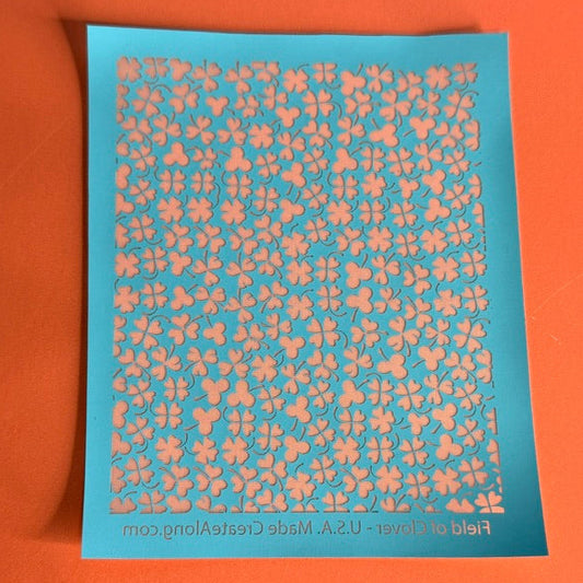 field of clover silkscreen