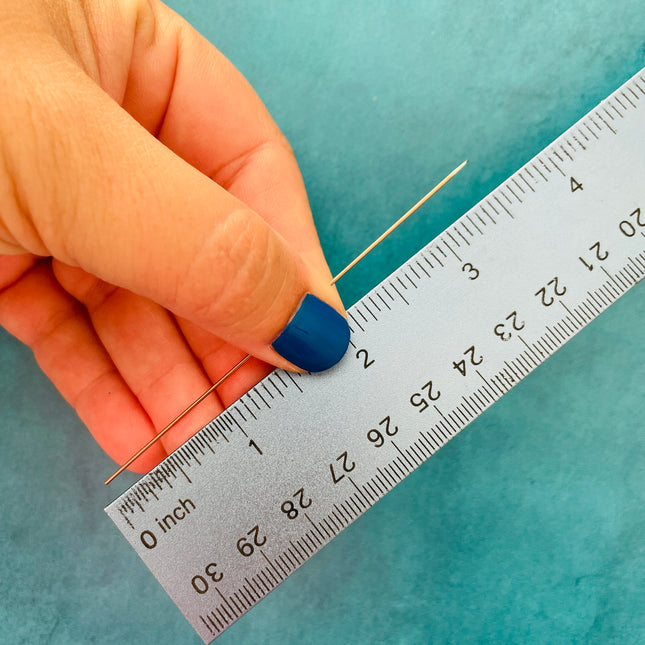 Clay Bead Needle Pin original sharp strong baking bake polymer beading needles - Create Along 