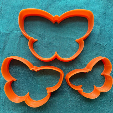 Butterflies clay cutter set | polymer clay butterfly cutter | make butterfly clay earrings | matching set of butterfly cutters - Create Along 