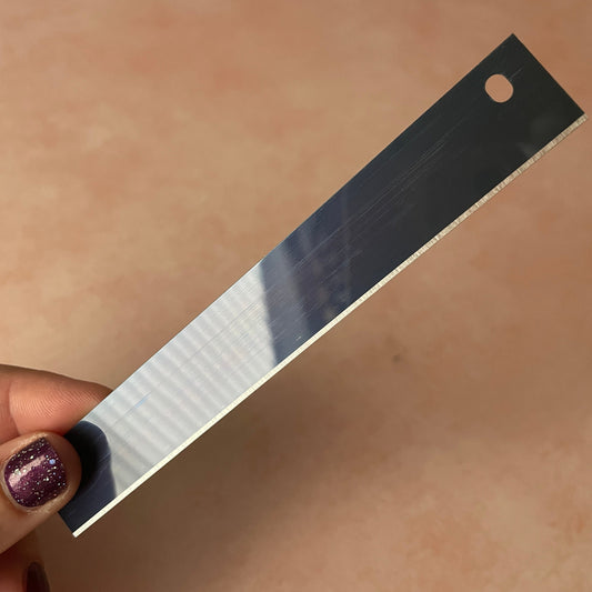 The &quot;Blue Steel&quot; Clay Blade | specialty blades for polymer clay