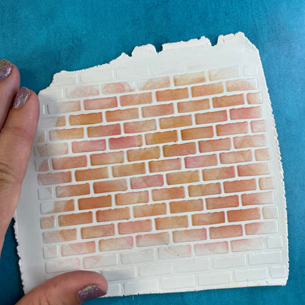 Bricks Mylar Stencil Texture Sheet - Create Along 