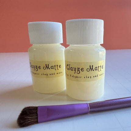 Clayze Matte Glaze – Polymer Clay Sealer Varnish | 30ml Matte Finish - Create Along 