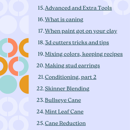 Polymer Clay Academy - Learn the foundations