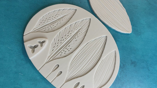 Double Sided Leaf and flower petal Polymer Clay press Mold