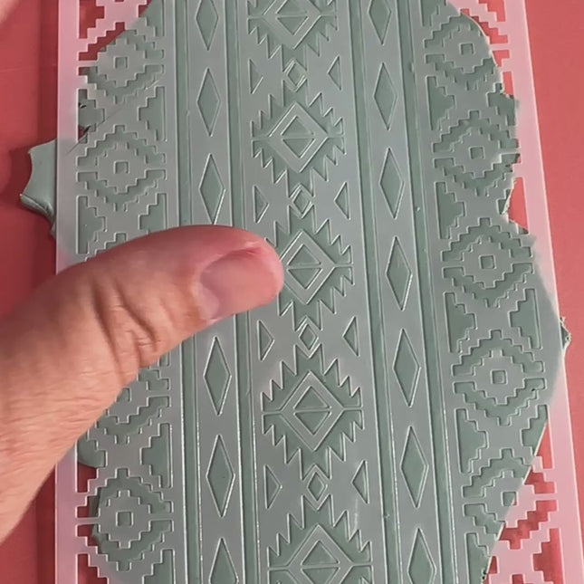 Western Quilt SouthWestern Mylar Stencil 3.5 x 5"