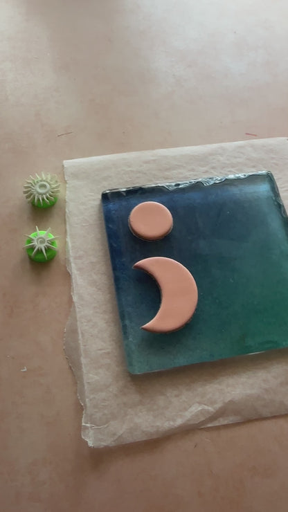 Celestial Starlight Texture Tips mini stamps for polymer clay and art