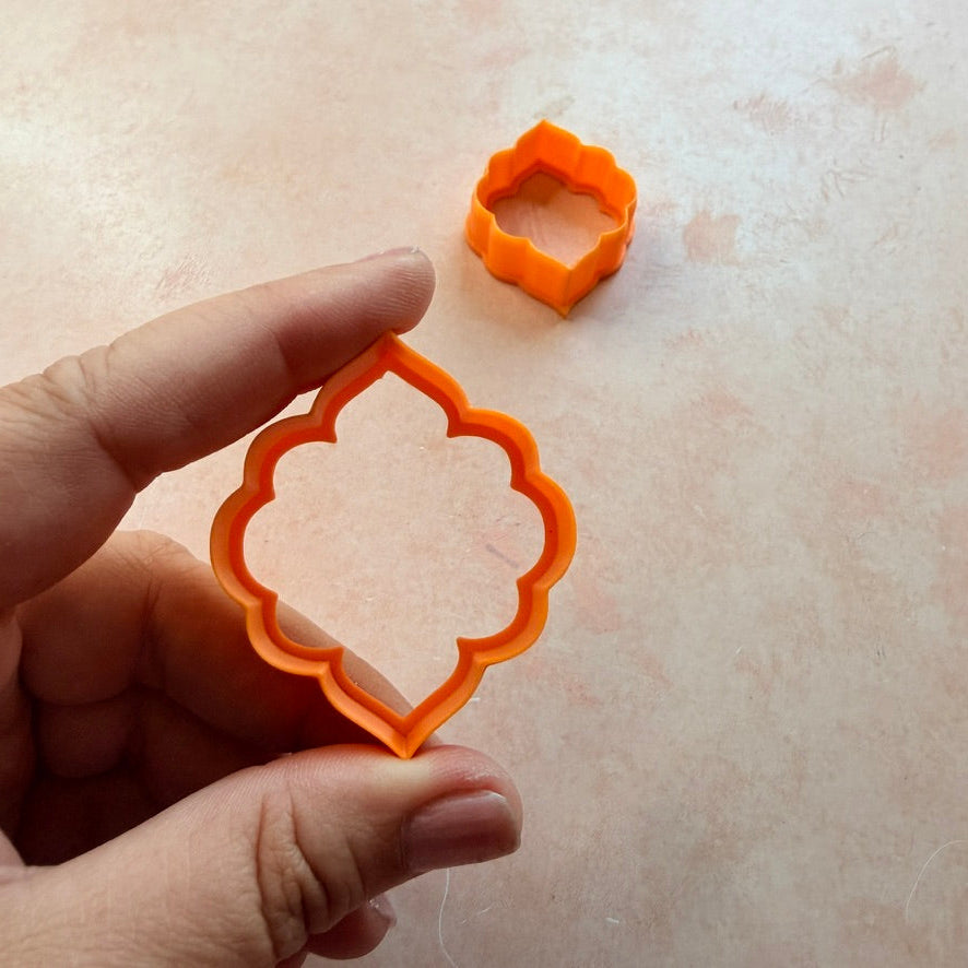 Ruffled Kiss polymer clay cutters