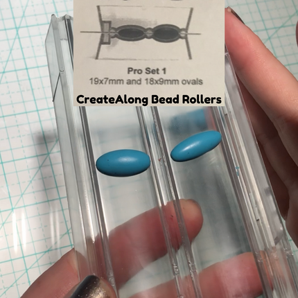 Pro Bead Roller Set 1 - ORIGINAL not 3D PRINTED - make 2 oval shapes in polymer clay cork clay fondant - Create Along 