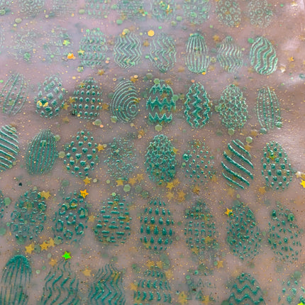 Eggtastic Easter egg hunt Silkscreen Stencil for Polymer Clay, Art Jewelry, Mixed Media