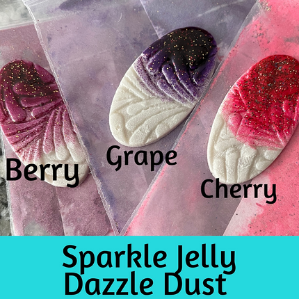 Dazzle Dust Heat Set Sparkle Jelly powder coat sealer for clay and metal charms - Create Along 