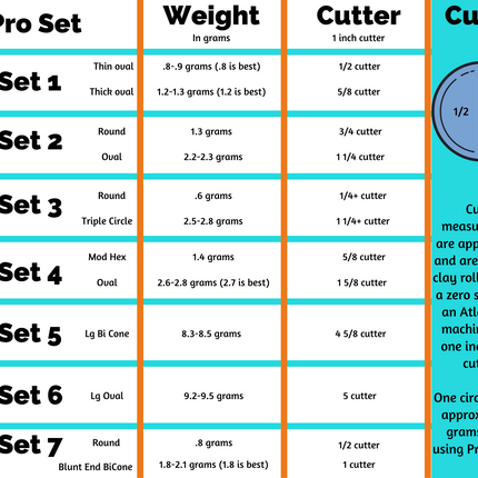 Pro Bead Roller Set 1 - ORIGINAL not 3D PRINTED - make 2 oval shapes in polymer clay cork clay fondant - Create Along 