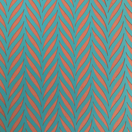 Silk Screen Reach Out and Grow chevron Stencil For Polymer Clay jewelry mixed media - Create Along 