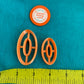Oblong donut center cut-out ovals polymer clay cutter set jewelry earrings pendant small sharp clay cutters