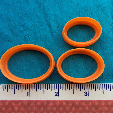 Perfect Graduated Ovals basics polymer clay cutter set of 5 - Create Along 
