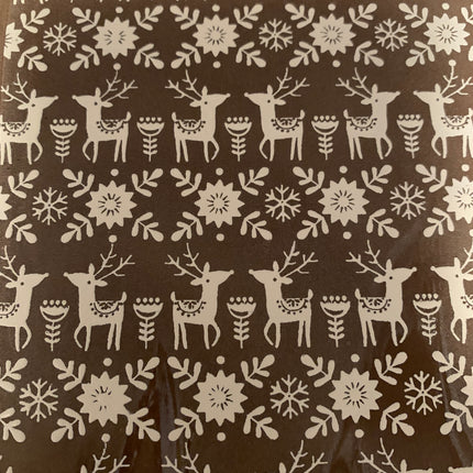 Romping Reindeer Holiday Christmas trees plants Silk Screen Stencil for Polymer Clay, Art Jewelry, Mixed Media - Create Along 