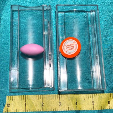 Pro Bead Roller Set 6 - NOT 3D PRINTED - DIY make large oval barrel focal shape in polymer clay cork clay fondant - Create Along 