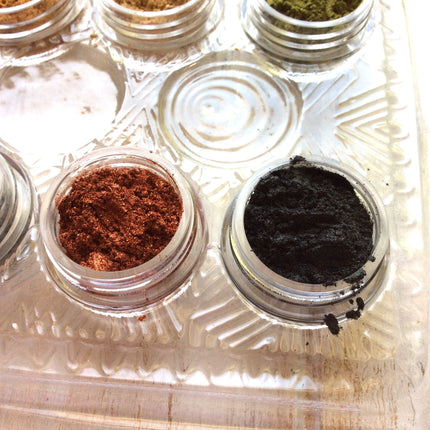 Pigments Mica Powders Essential Metallic for Polymer Clay Mixed Media Shimmer - Create Along 