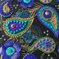 Make a Dimensional Boho Paisley and Peacock Feather Polymer Clay Slab Online Workshop with Cindi McGee