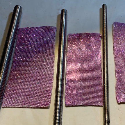 Metal Rods Set of 3 threaded Tools for polymer clay sculpting and texture wand - Create Along 