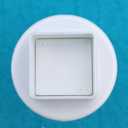 Mini Square Plunger Cutters Set Of 3 Graduated Sizes For Polymer Clay - Create Along 
