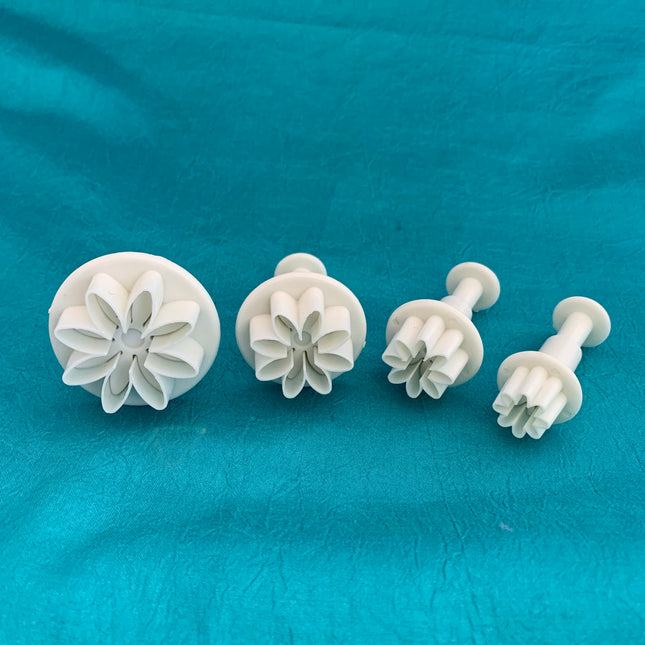 Daisy flower mini shape floral Plunger clay Cutters set - Create Along 