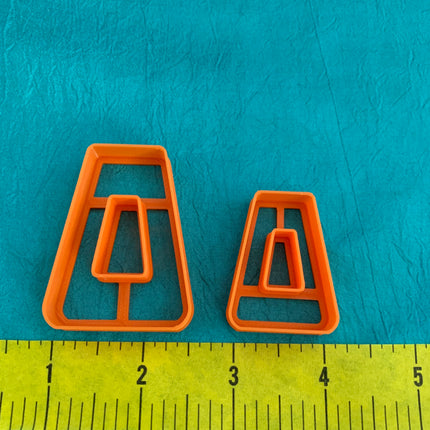 Dangles donut center hole cut-out polymer clay earring cutter set - Create Along 