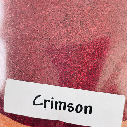 Crimson Glitter SF for pens candles earrings clay resin mugs slime tumblers nail art 2 oz - Create Along 