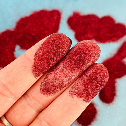 Crimson Glitter SF for pens candles earrings clay resin mugs slime tumblers nail art 2 oz - Create Along 