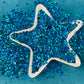 Caribbean Blue Green Mix Glitter for pens candles earrings clay resin mugs slime tumblers nail art 2 oz