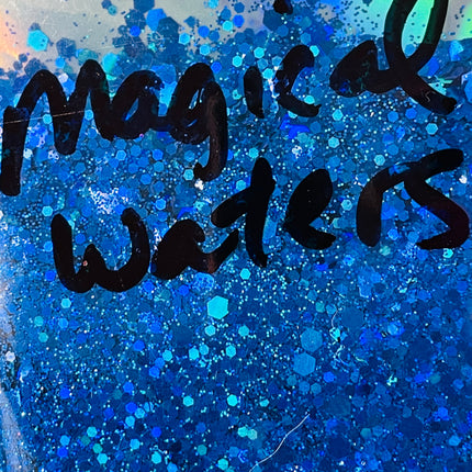 Magical Waters Blue Chunky Glitter for pens candles earrings clay resin mugs slime tumblers nail art 2 oz - Create Along 