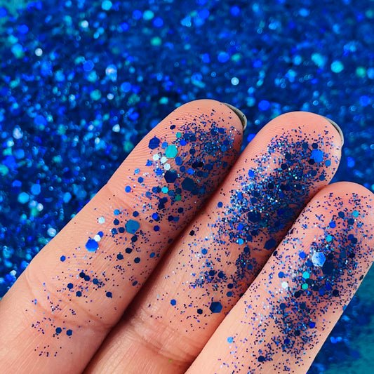 Magical Waters Blue Chunky Glitter for pens candles earrings clay resin mugs slime tumblers nail art 2 oz