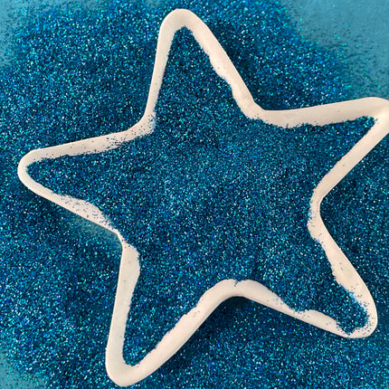 FL Keys blue superfine Holo Glitter for pens candles earrings clay resin mugs slime tumblers nail art 2 oz - Create Along 