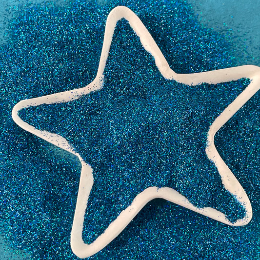 FL Keys blue superfine Holo Glitter for pens candles earrings clay resin mugs slime tumblers nail art 2 oz