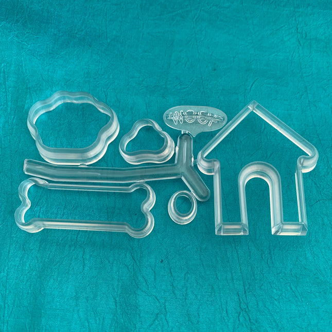 In the Dog House shape cutters for Polymer Clay Poly-Tools animal - Create Along 